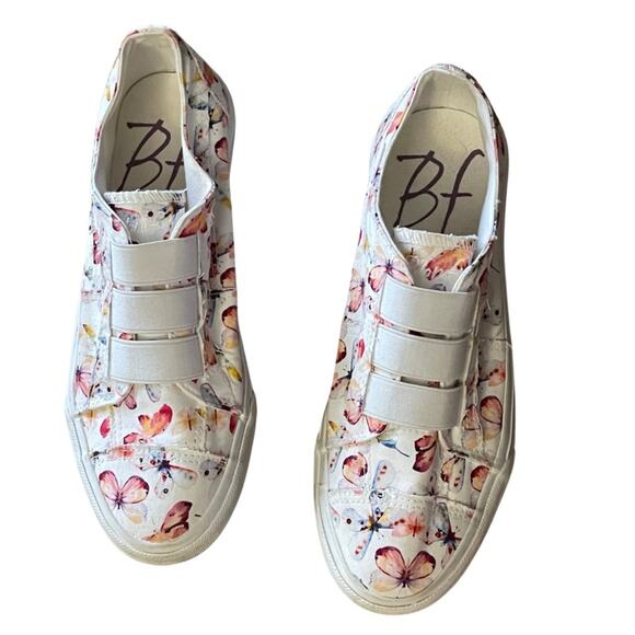 Blowfish Maura sneakers butterflies colorful slip on shoes size 8.5 - Picture 2 of 8